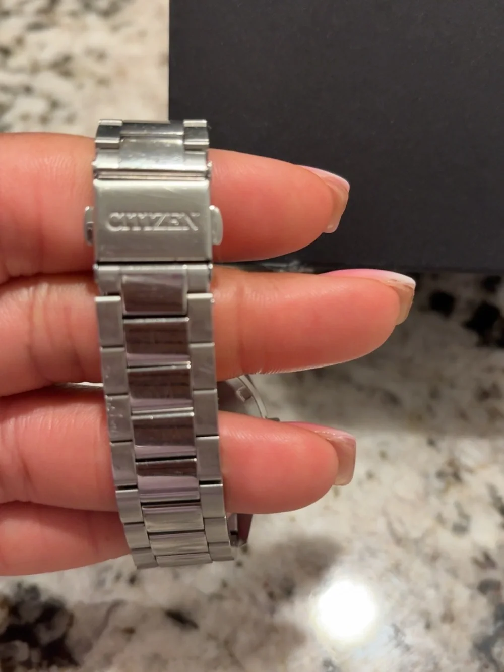 Citizen women’s Stainless Steel Watch with Blue Dial